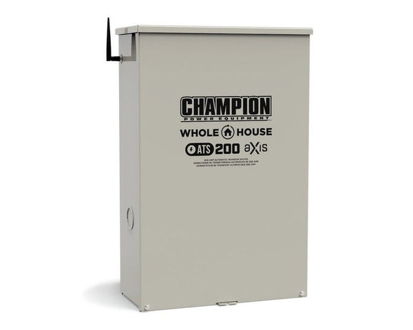 Champion 14kW aXis Home Standby Generator with 200 Amp Whole House Automatic Transfer Switch | 100837